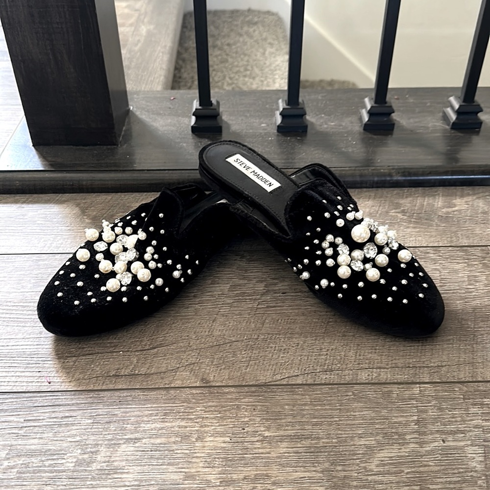Steve Madden Rhinestone Mules